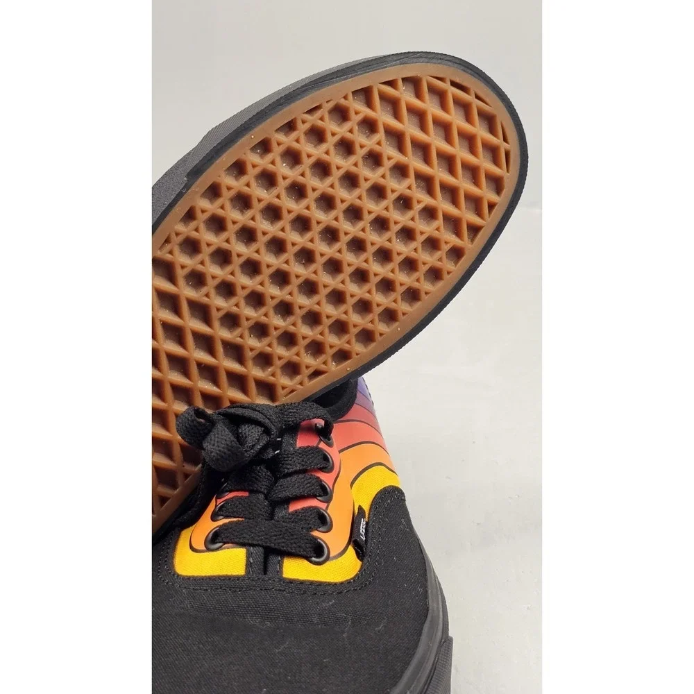 Vans Authentic Sneakers Mens 7 Womens 8.5 Black 'Refract‎ Rainbow' VN0A2Z5IWN7